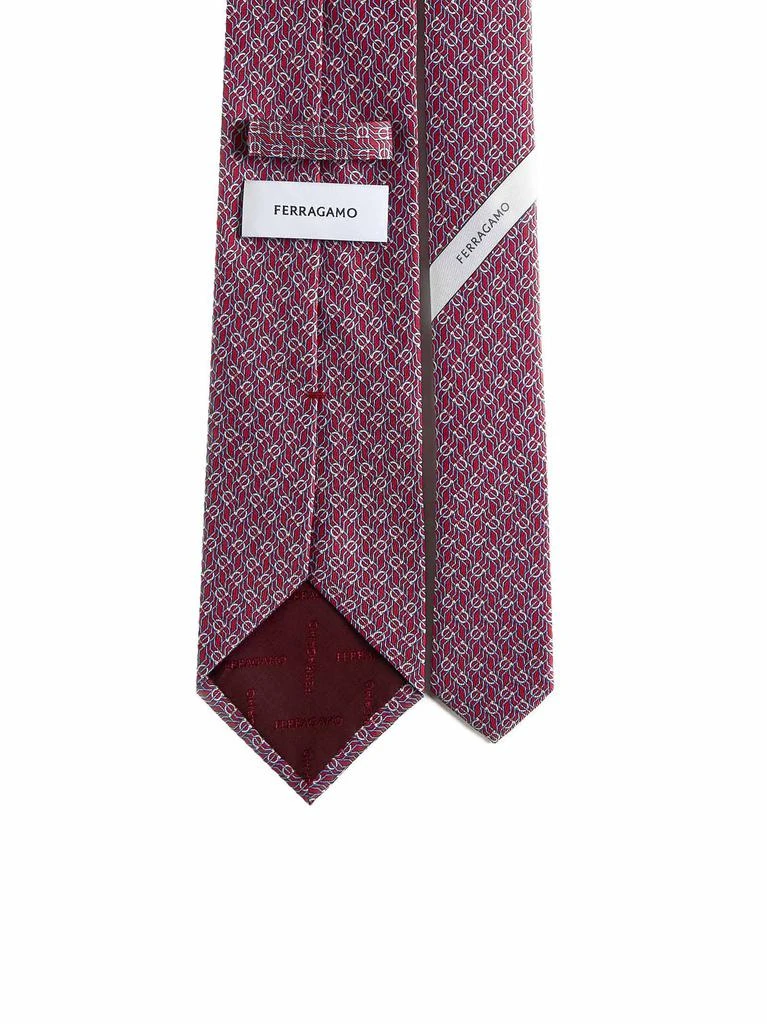 Salvatore Ferragamo FERRAGAMO | Red silk Tetris print tie | Man | PZ 2