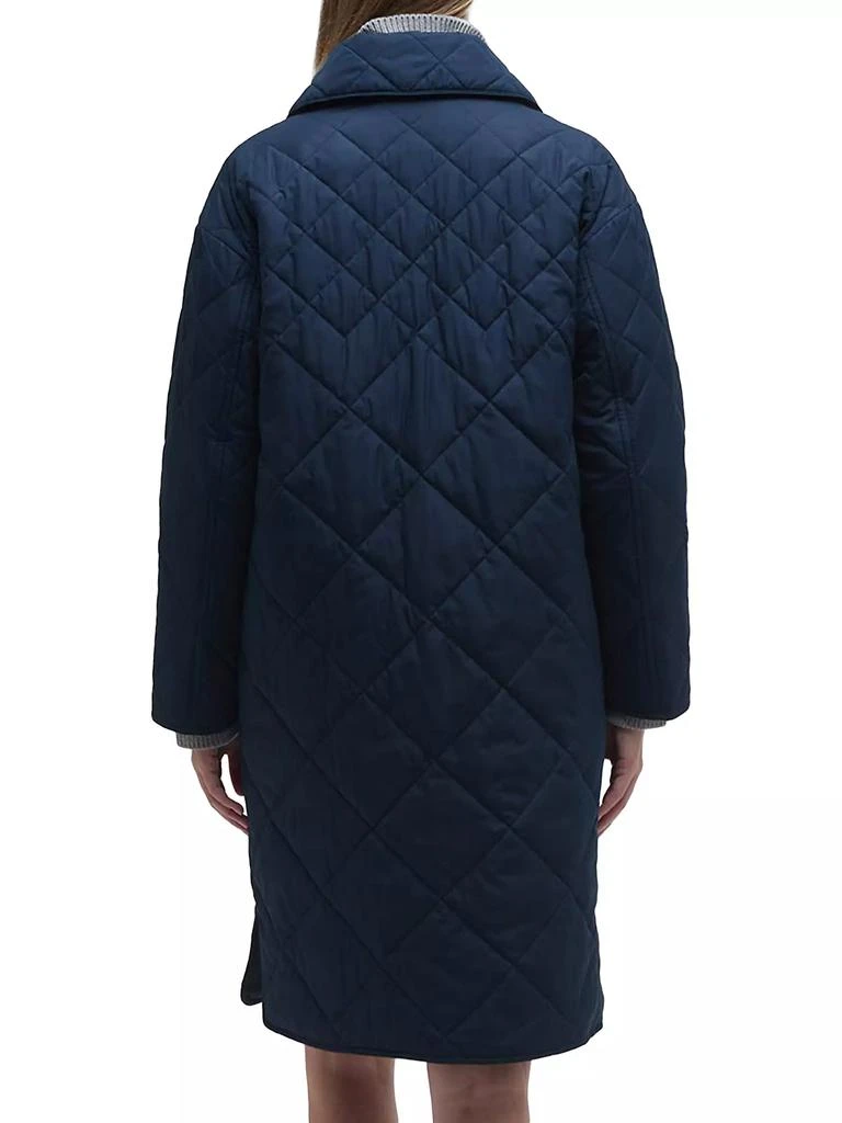 Barbour Cassandra Quilted Long Coat 4