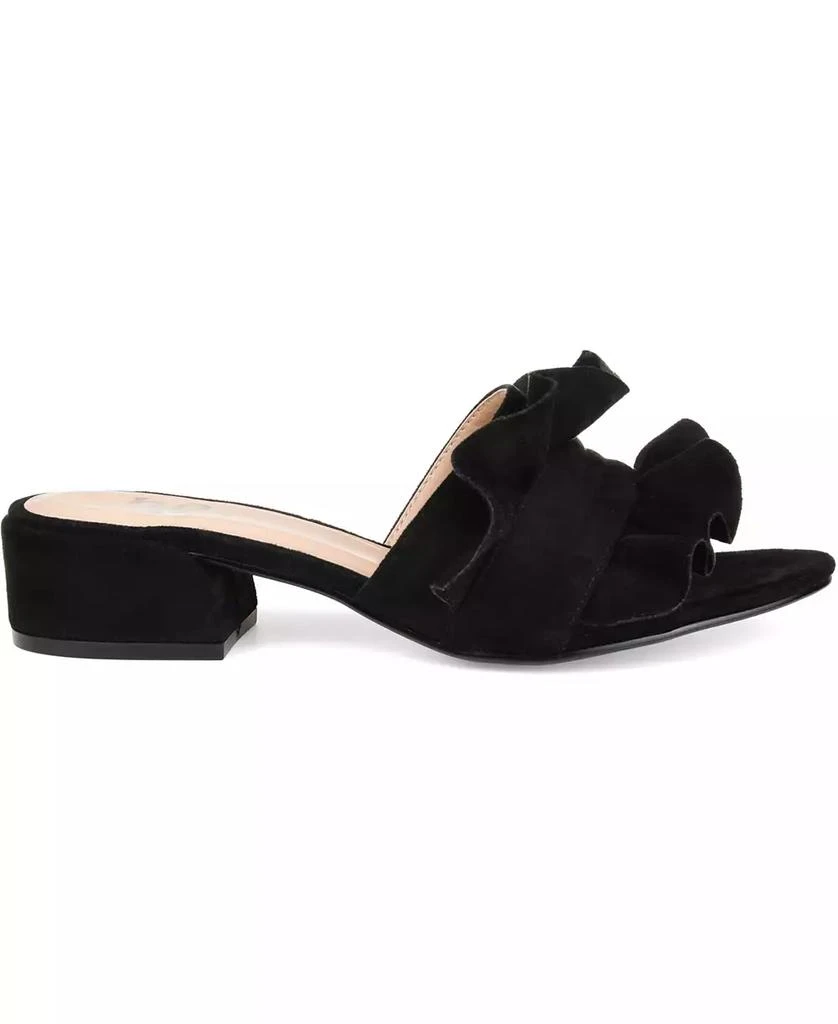 Journee Collection Women's Sabica Ruffle Slip On Dress Sandals 2