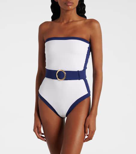 Alexandra Miro Whitney belted swimsuit