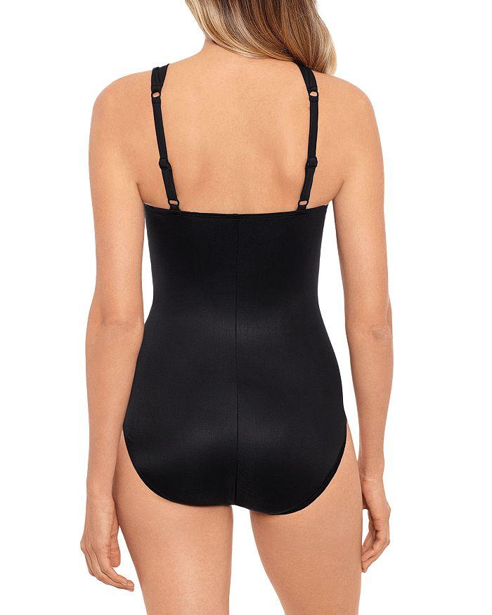 Miraclesuit Rock Solid Europa Asymmetric Underwire One Piece Swimsuit