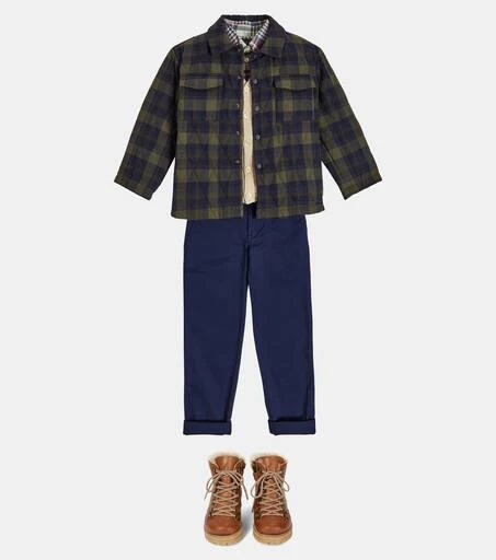 IL GUFO Quilted checked puffer jacket 2