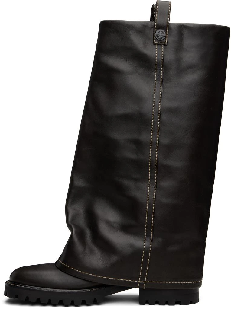 Acne Studios Brown Leather Boots 3