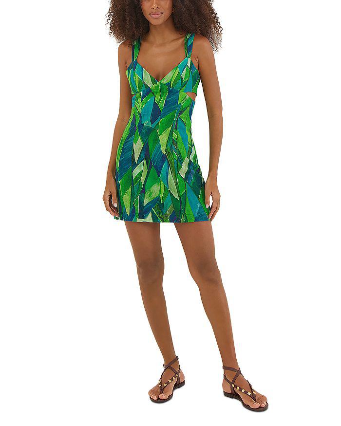 Vix Swimwear Tropics Mari Swim Cover-Up Mini Dress
