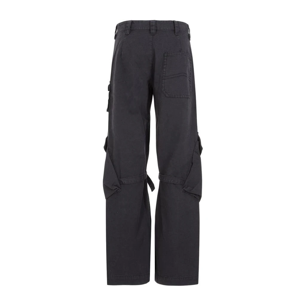 Acne Studios Acne Studios Mid-Waisted Straight-Leg Cargo Trousers 2