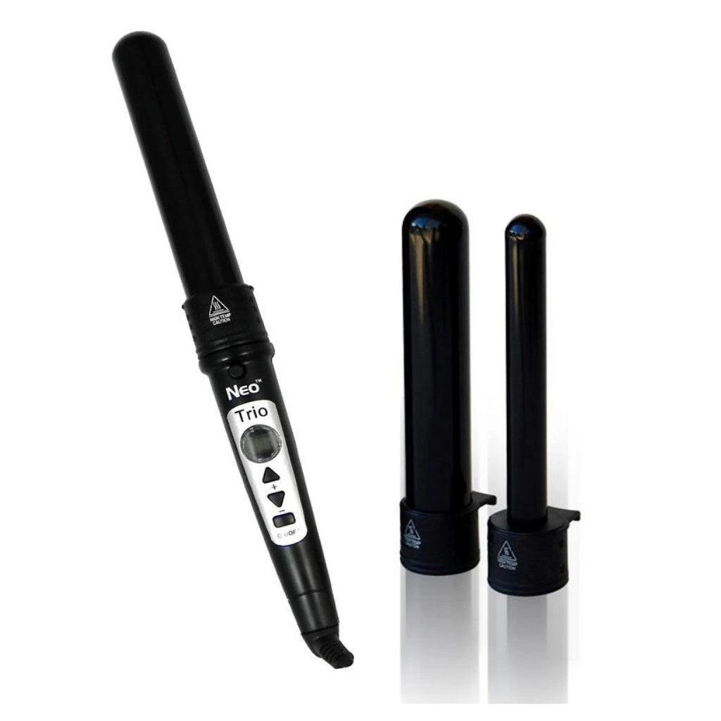 NEO Choice Trio 3-in-1 Digital Pro Interchangeable Ceramic Curling Wand Set 1