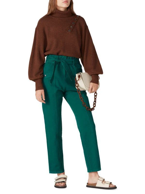 Sea Paperbag Belted Jeans 3