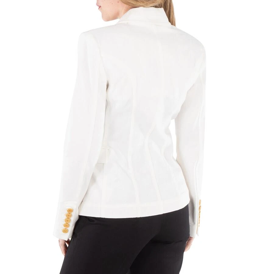 Balmain Double-Breasted Denim Blazer 3