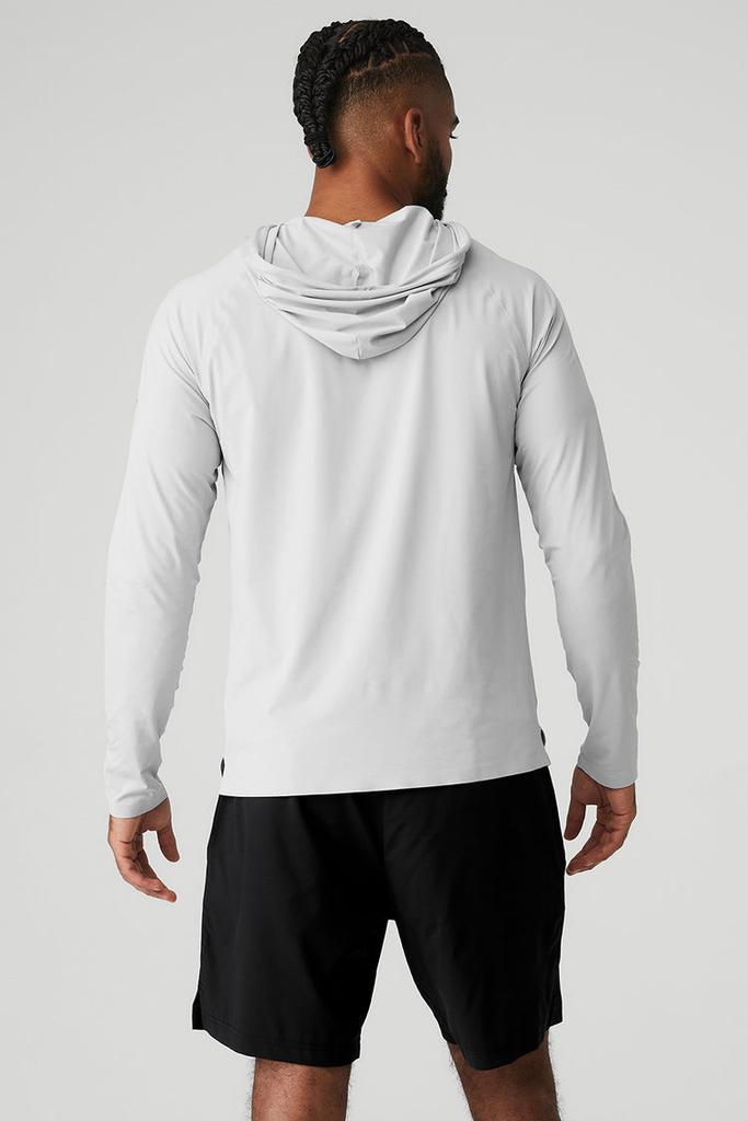 Alo Idol Hooded Runner - Titanium
