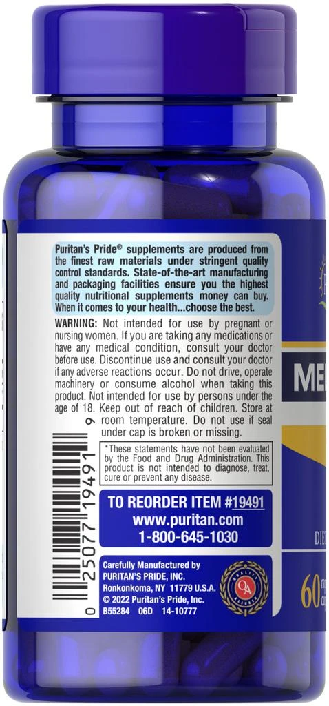 Puritan's Pride Melatonin 10 mg 60 Capsules 3