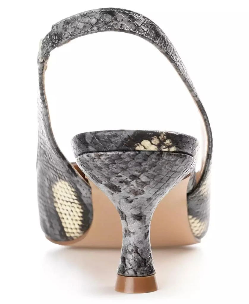 Journee Collection Women's Mikoa Slingback Pointed Toe Kitten Heels 3