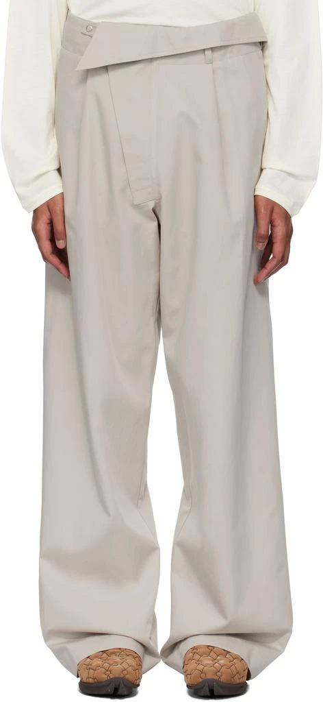 Kiko Kostadinov Off-White Navin Wide Trousers 1
