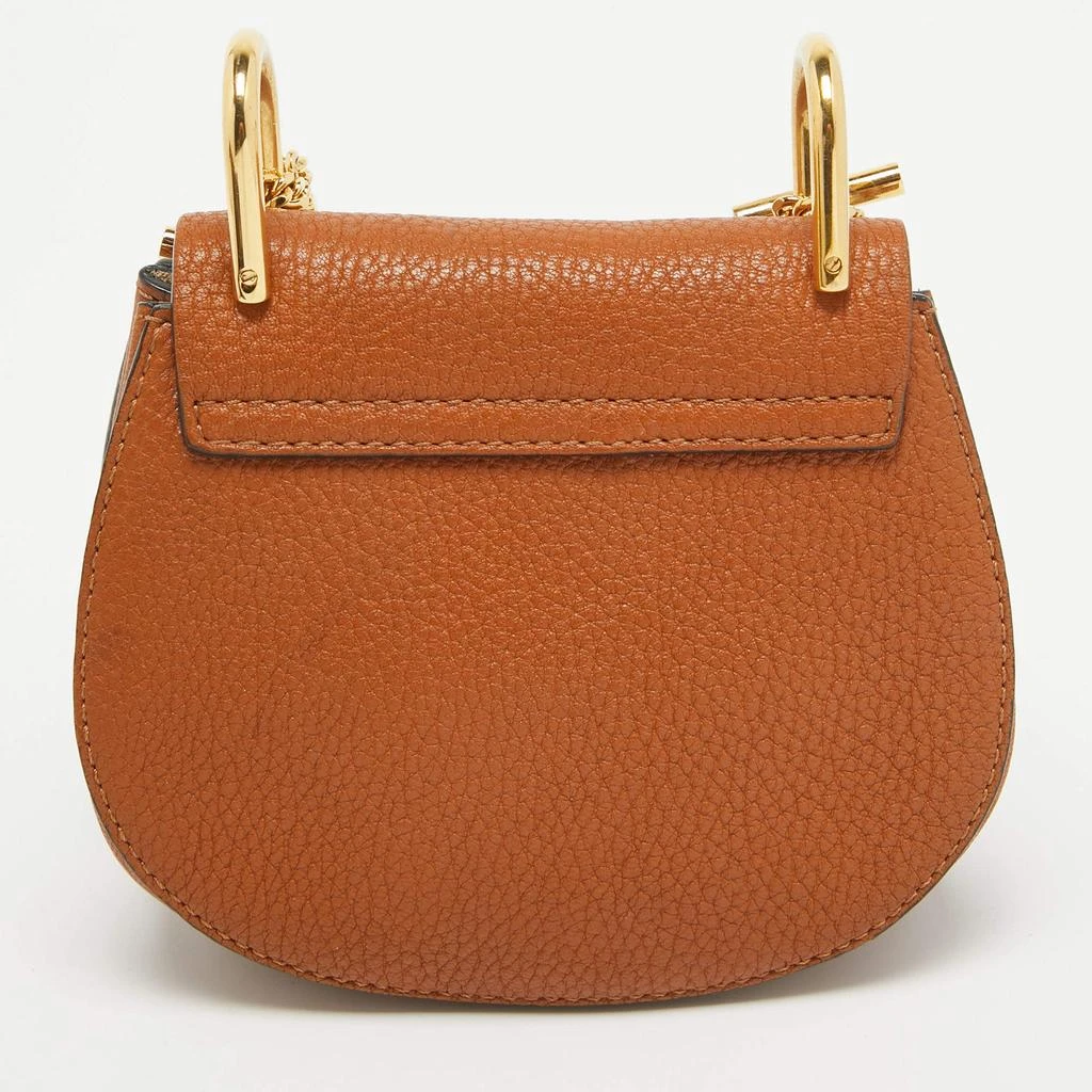 Chloé Chloe Brown Leather Mini Drew Shoulder Bag 4