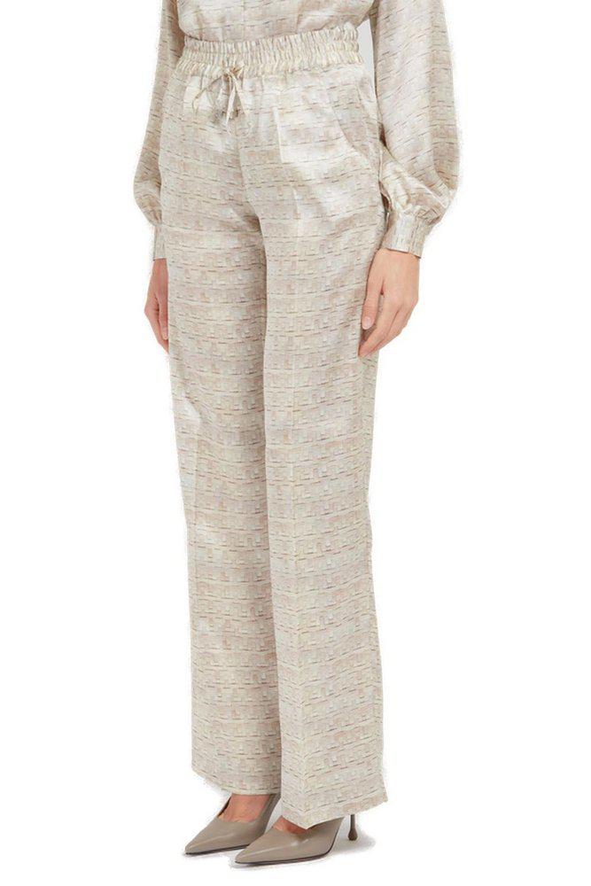 Kiton Kiton Printed Satin Trouser