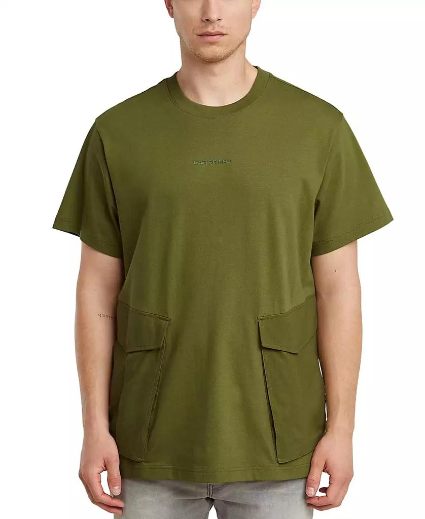 G-Star Men's Loose-Fit Rovic Cargo Pocket T-Shirt 1