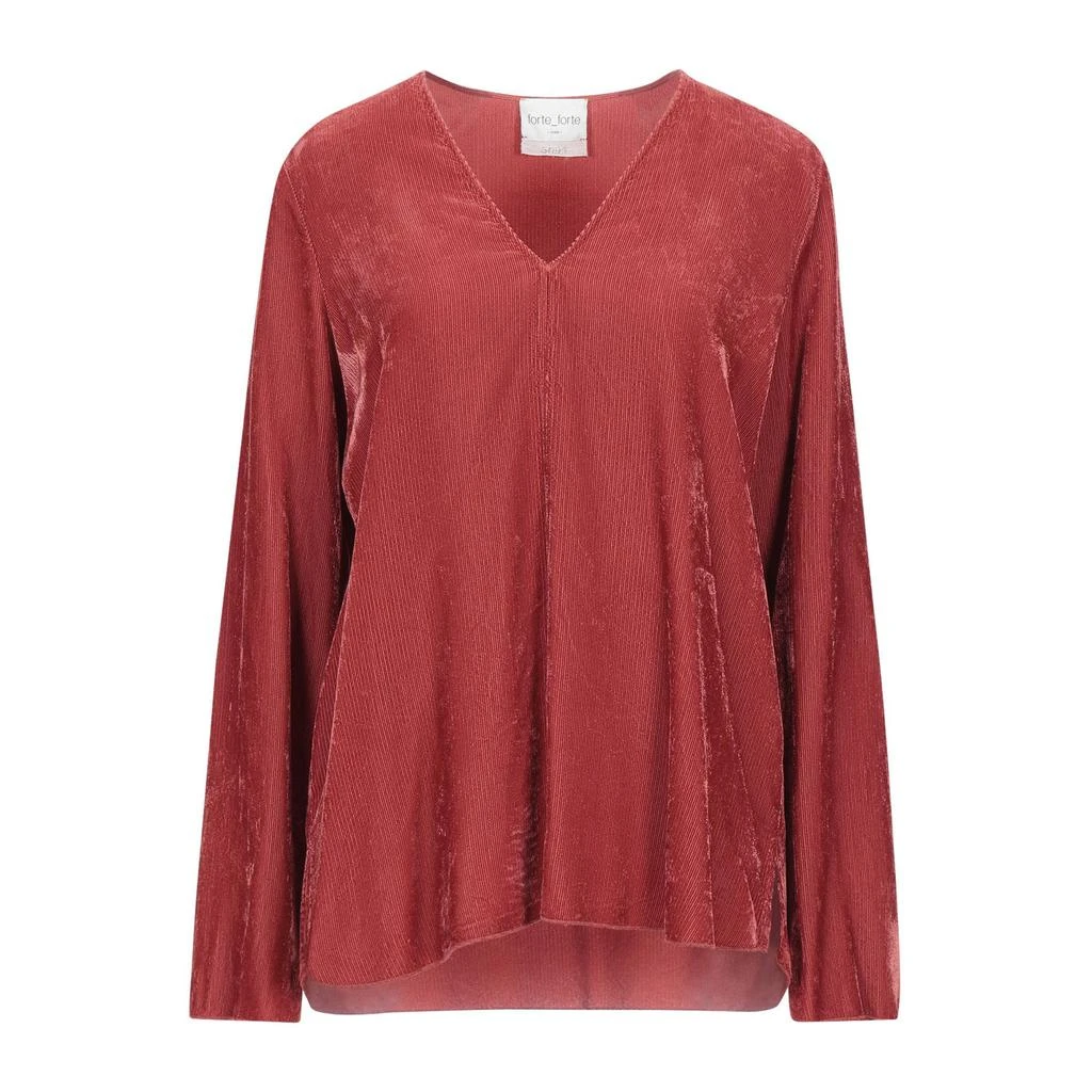 Forte_Forte Forte_Forte - Blouse - Brick Red - Femme 1