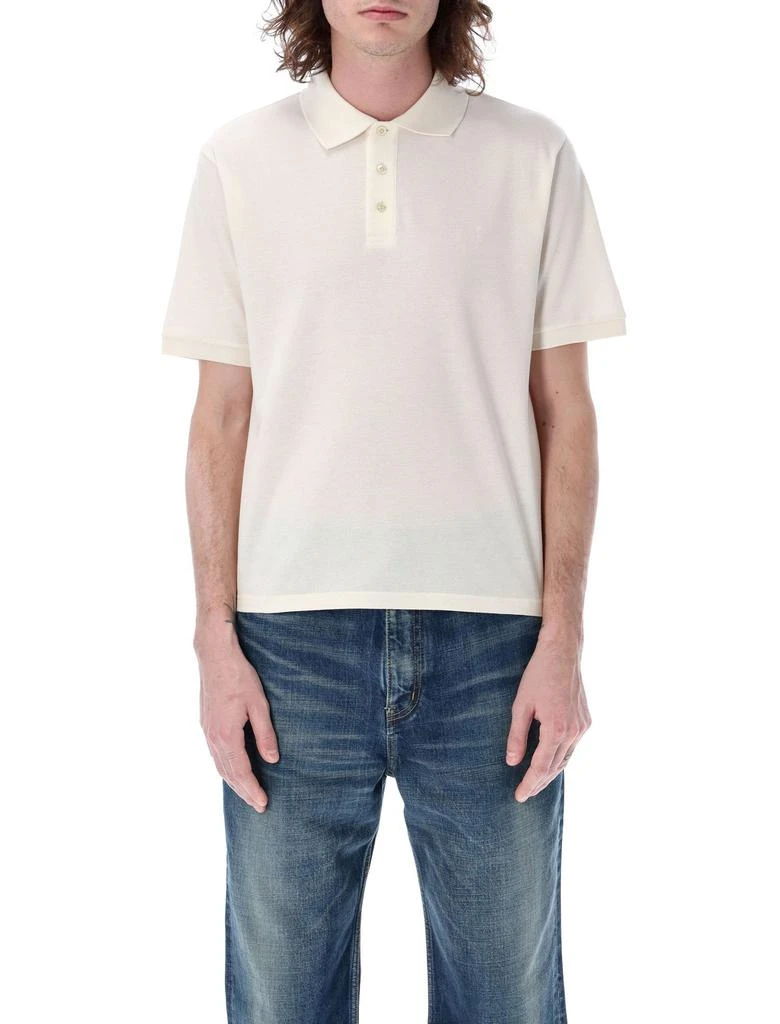 Yves Saint Laurent Saint Laurent Cassandre Short-Sleeved Polo Shirt 1