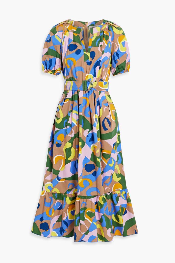 Diane von Furstenberg One-shoulder floral-print stretch mesh