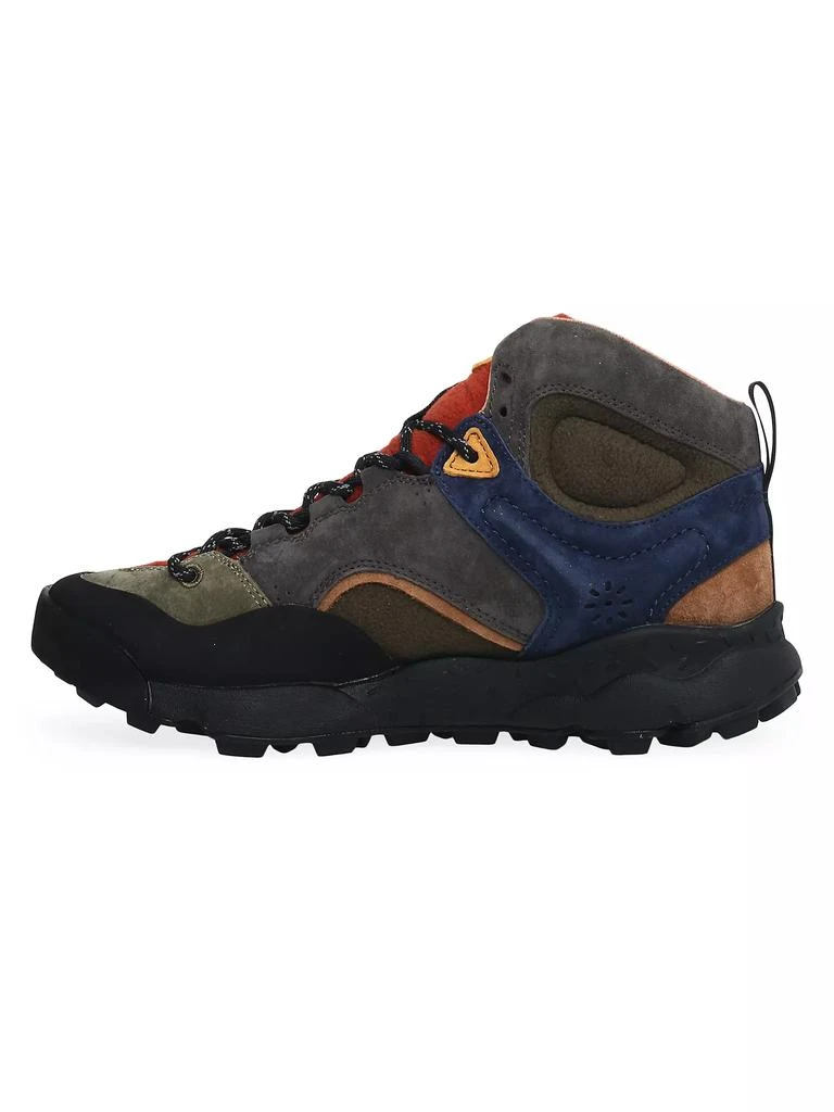 Flower Mountain Back Country Suede & Textile Mid-Top Sneakers 1