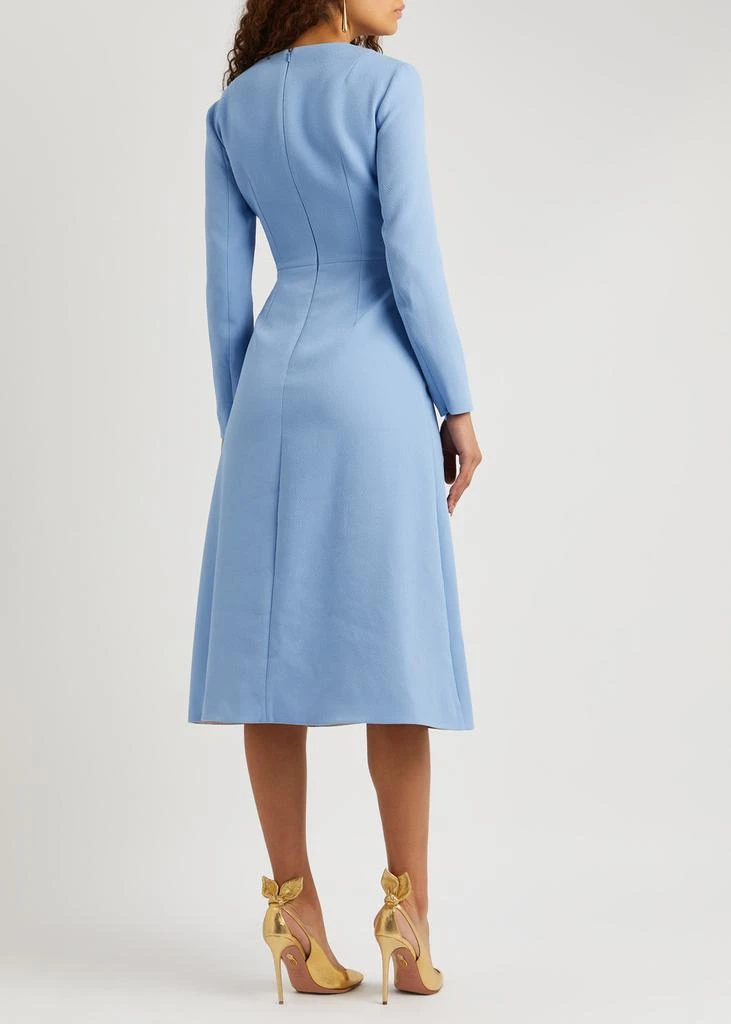 Emilia Wickstead Elta wrap-effect midi dress 3