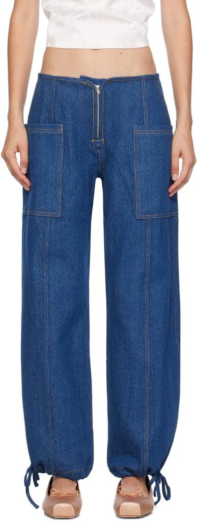 Sandy Liang Indigo Tifosi Jeans 1