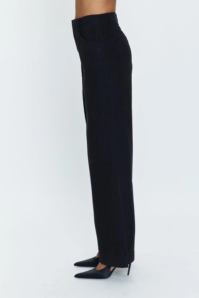 Pistola Denim Jasmine High Rise Wide Leg Trouser - Black 3