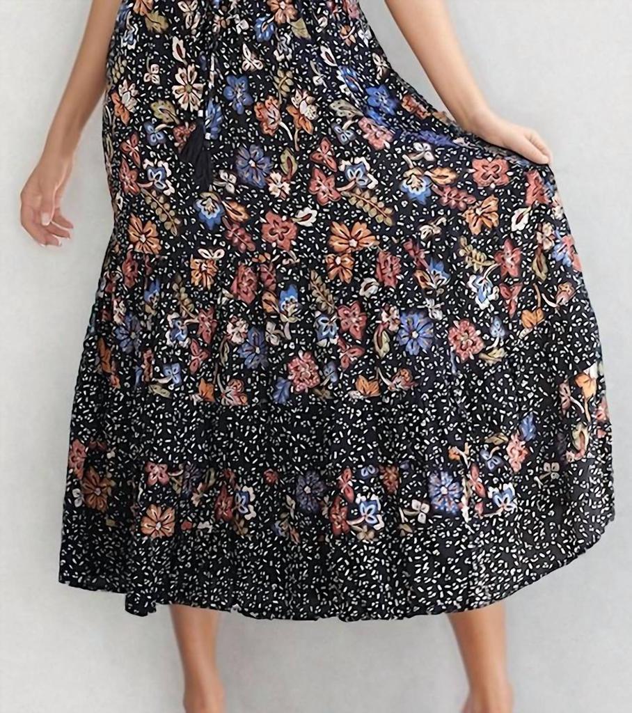 Nostalgia Rowan Tiered Maxi Skirt