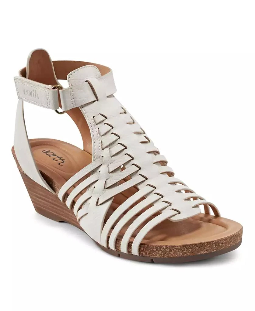 Earth Women's Hattie Fisherman Wedge Sandals 1