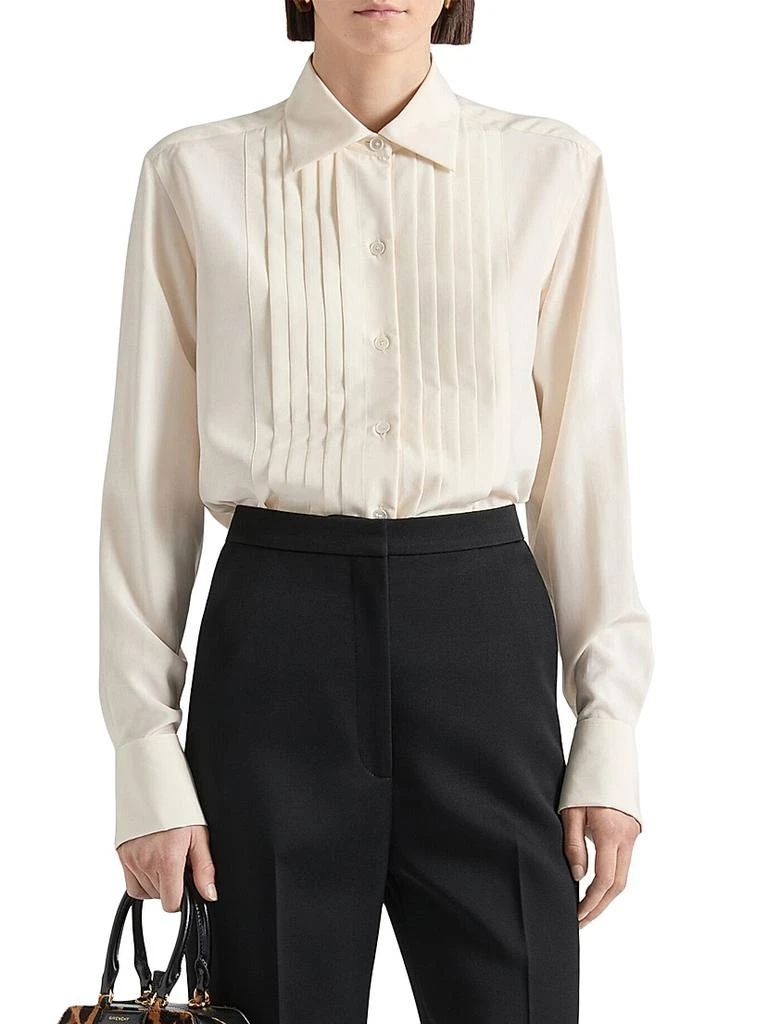 Givenchy Shirt in Silk with Plastron 3