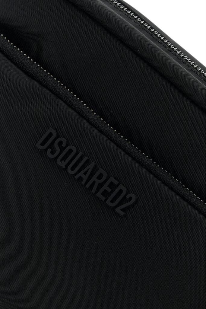 DSQUARED2 Black fabric Urban crossbody bag 3