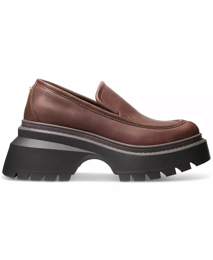 Michael Kors Women's Shiloh Leather Lug Loafers 2