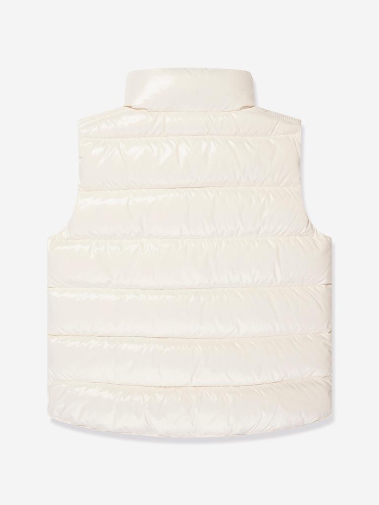 Moncler Moncler Enfant Boys Down Padded Tib Gilet in White