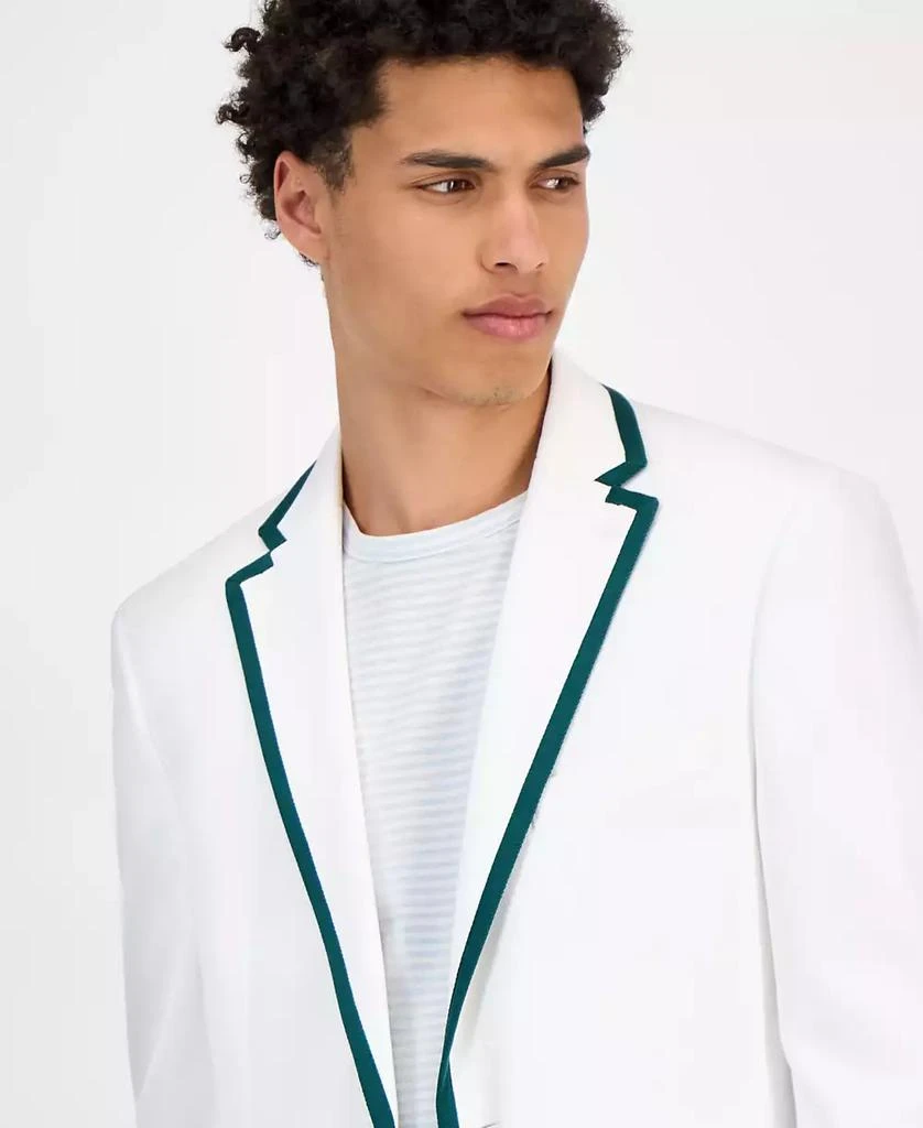 Tommy Hilfiger Men's Modern-Fit Green Tipped Weave Sport Coat 3