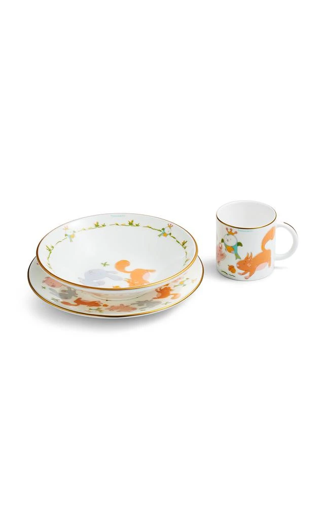 Tiffany 
Co. Tiffany 
Co. Exclusive Set-of-Three Land Animals China Baby Dish Set - Moda Operandi
