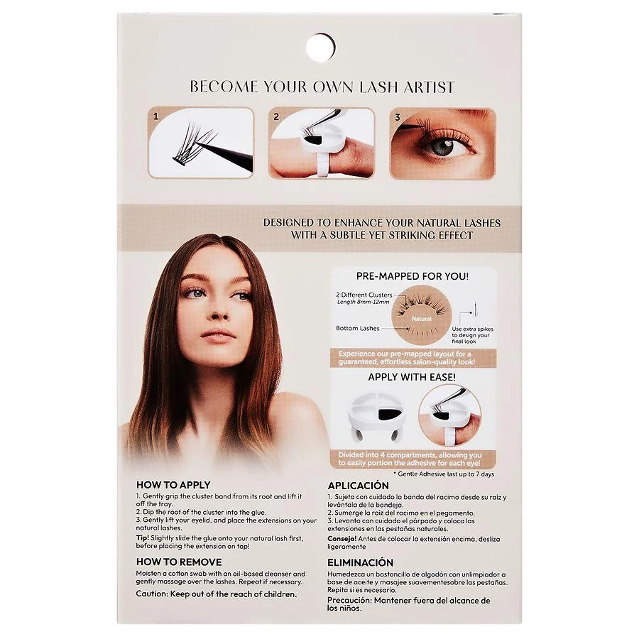 Kiss Glue-On Lashes, Natural 2
