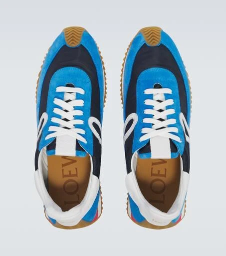 Loewe Flow Runner 2.0 suede-trimmed sneakers 4