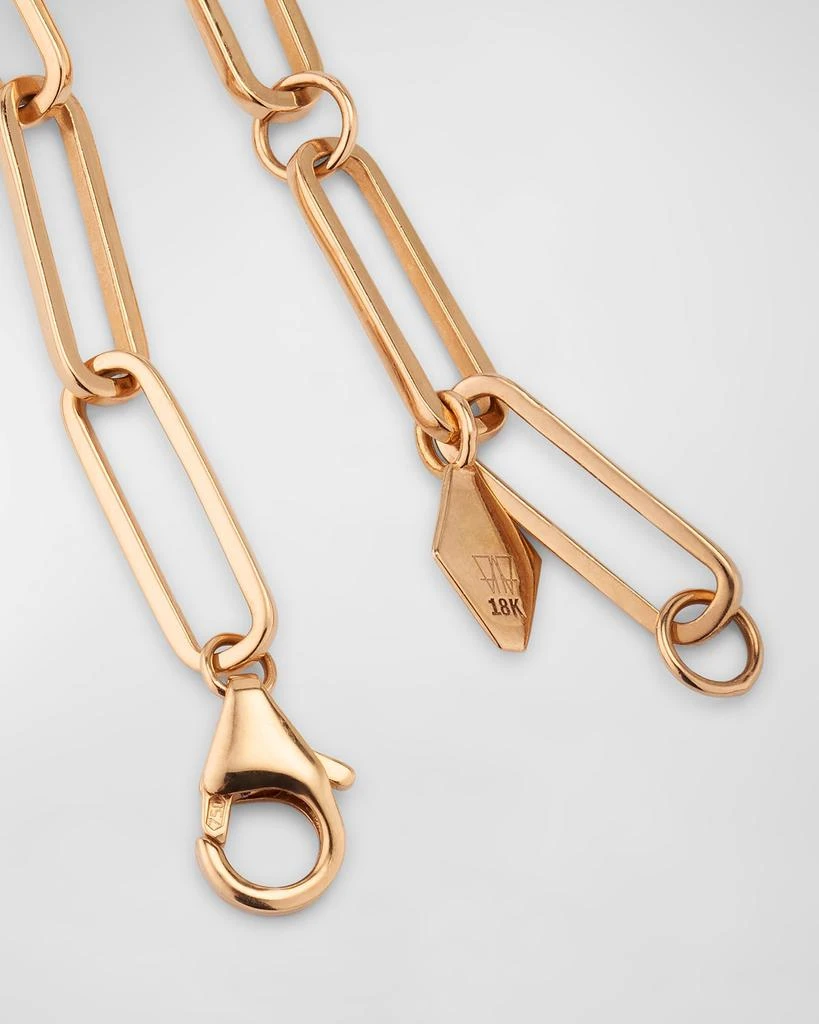 Walters Faith Rose Gold Large Elongated Chain Necklace, 16"L 4