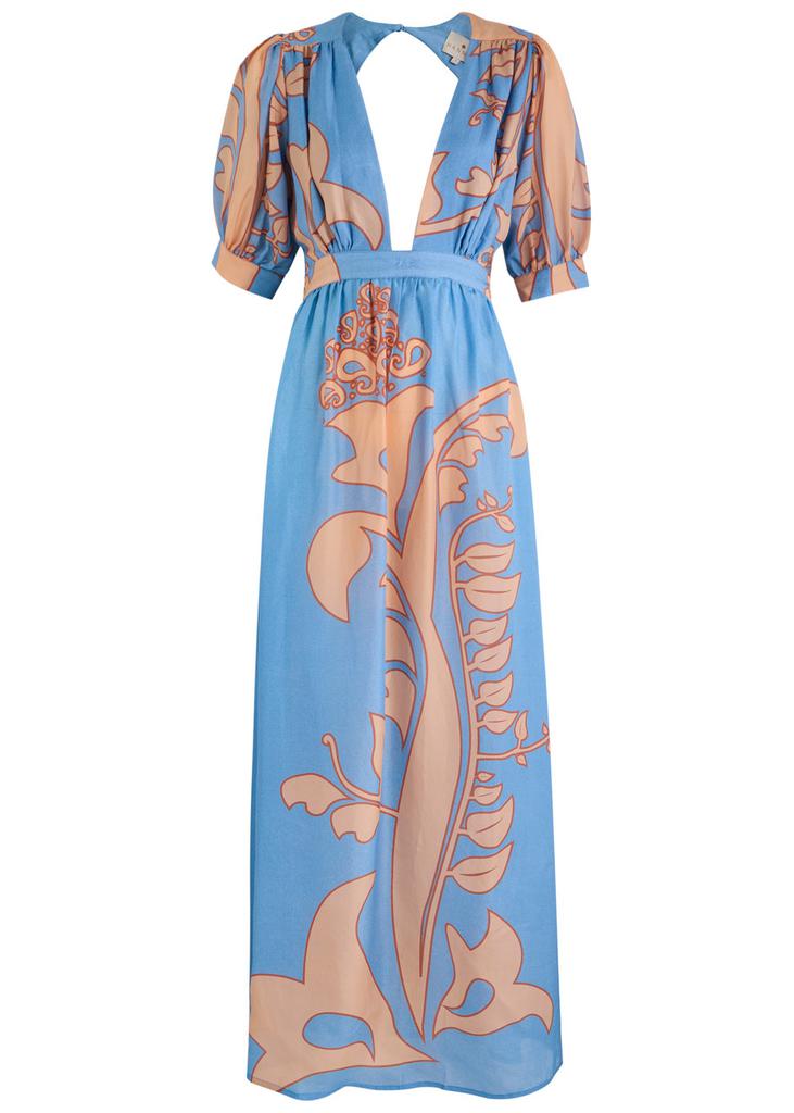 Hannah Artwear Surya printed silk maxi dress