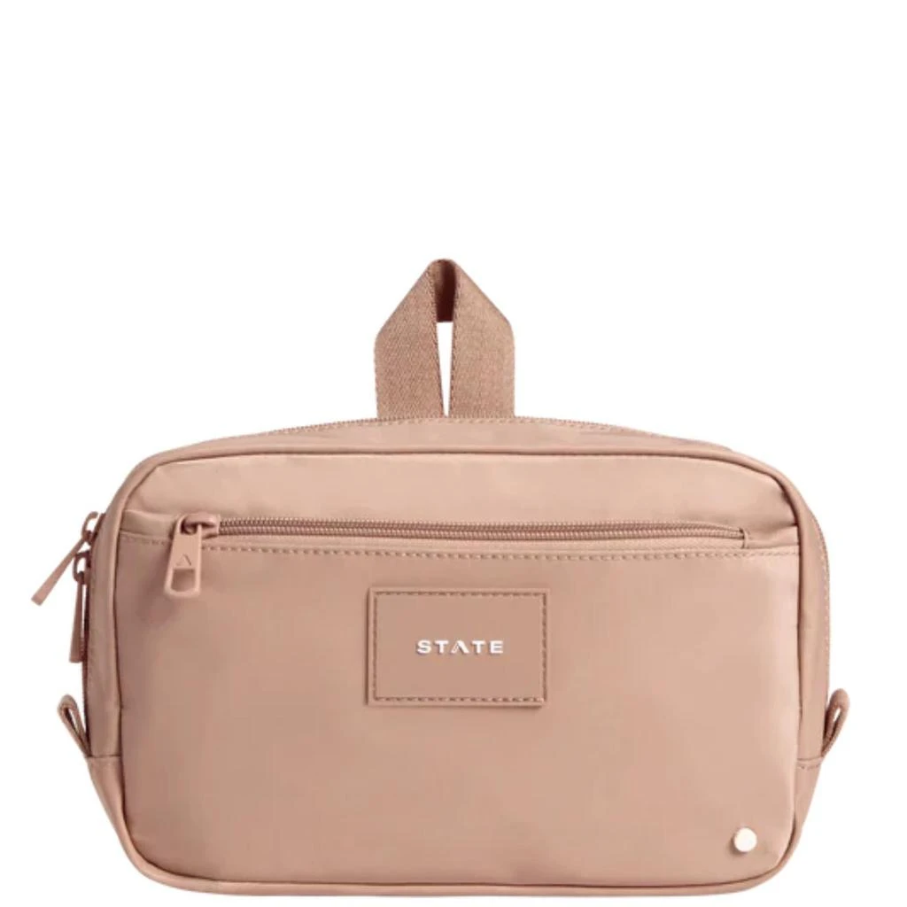 STATE Women's Hart Toiletry Kit Bag In Latte 1