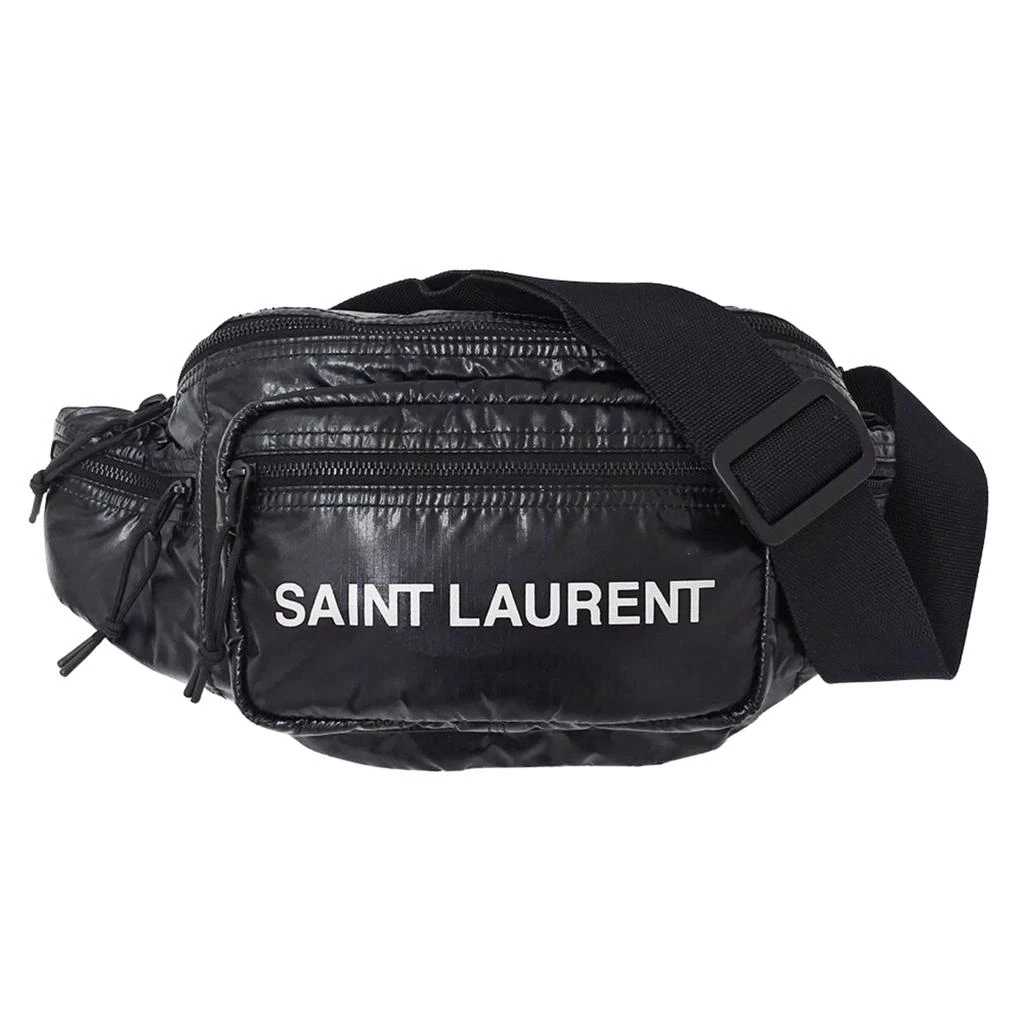 Yves Saint Laurent Nylon Pvc Fanny Pack Sling Bag (Pre-Owned)