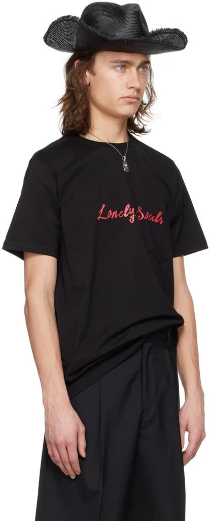 TAKAHIROMIYASHITA TheSoloist. Black 'Lonely Souls' T-Shirt 2
