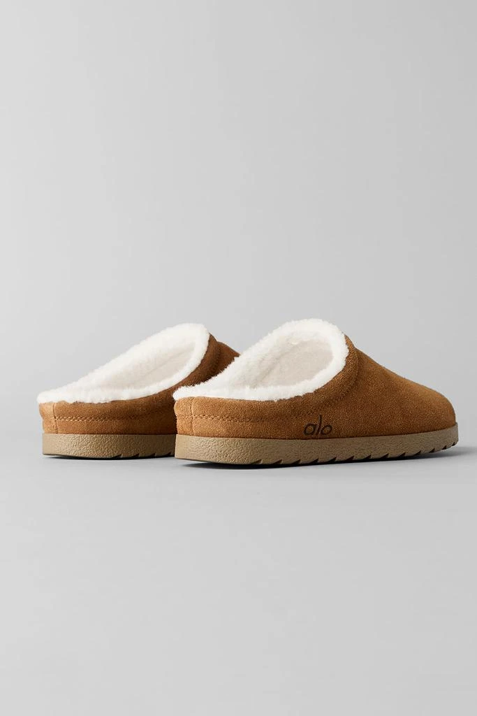 Alo Recovery Slipper - Saddle/Ivory 4