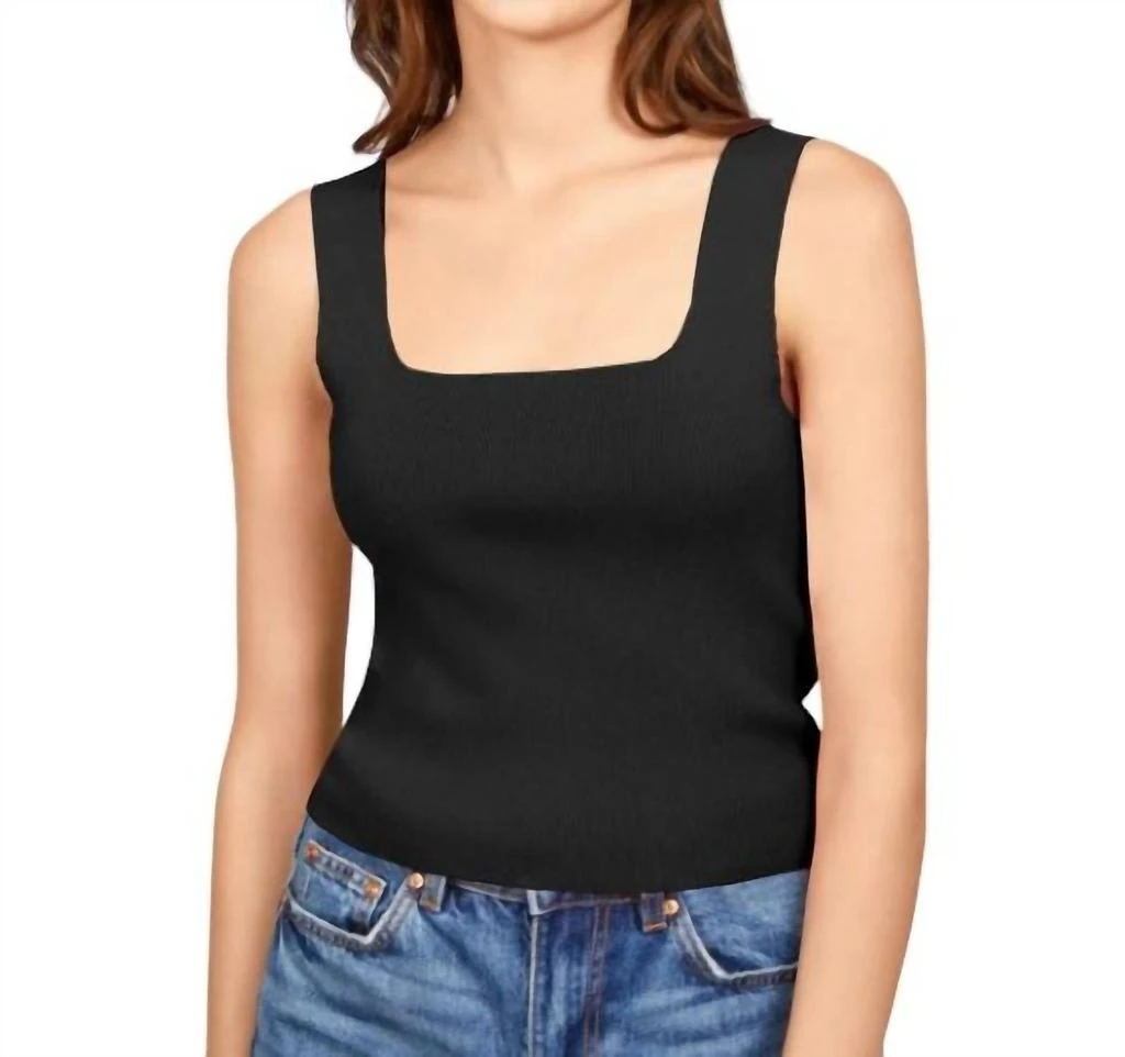 525 America 525 America - Eva Square Neck Sweater Tank 3