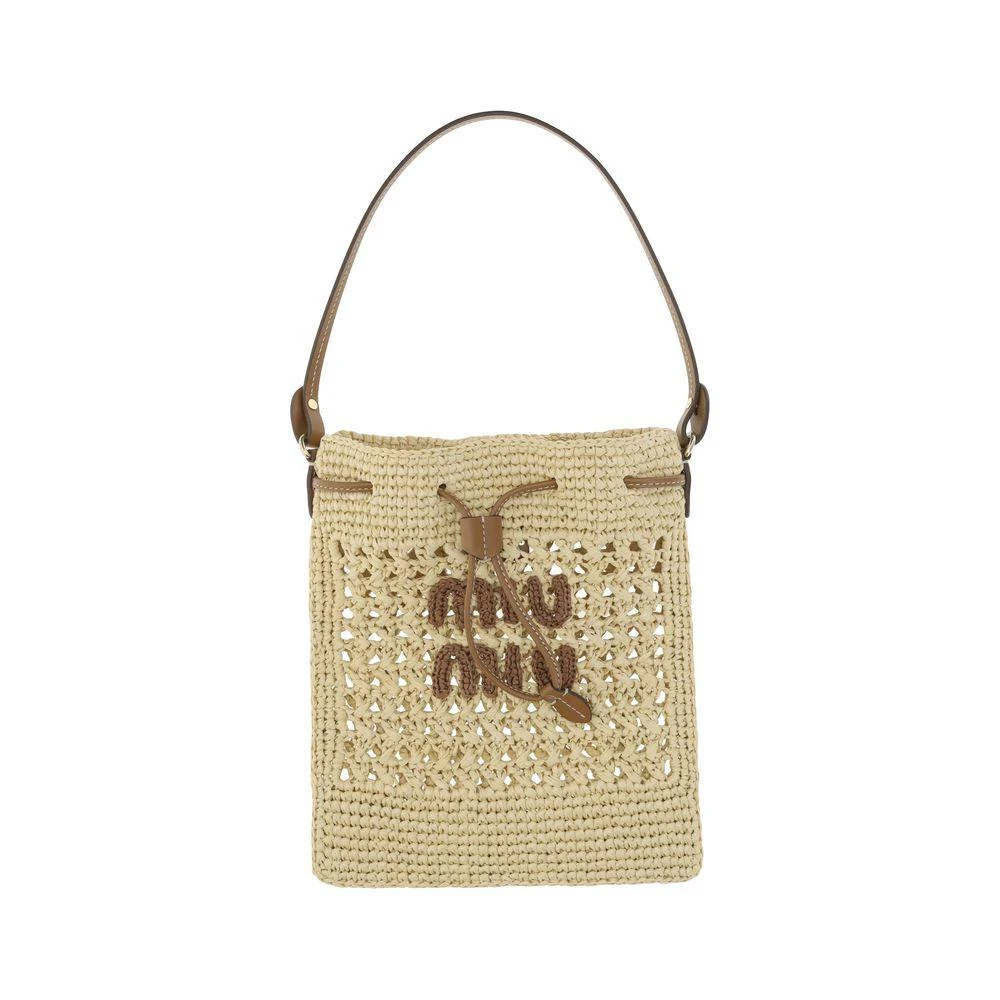 Miu Miu Raffia Handbag 1