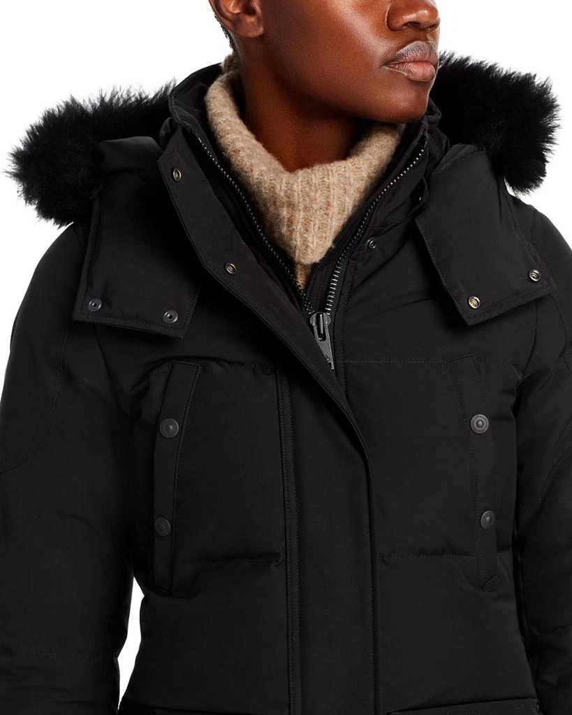 Moose Knuckles Onyx Causapscal Shearling Trim Down Parka 5