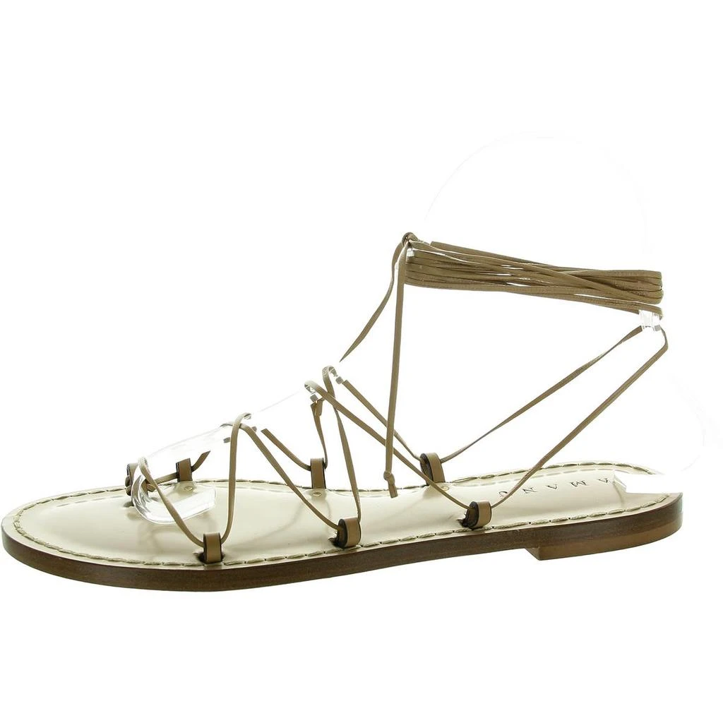 Amanu Studio Style 10 Womens Strappy Leather Strappy Sandals 1