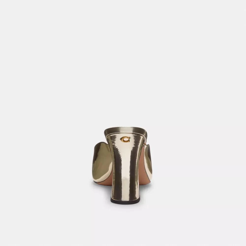 Coach Laurence Sandal In Metallic 4