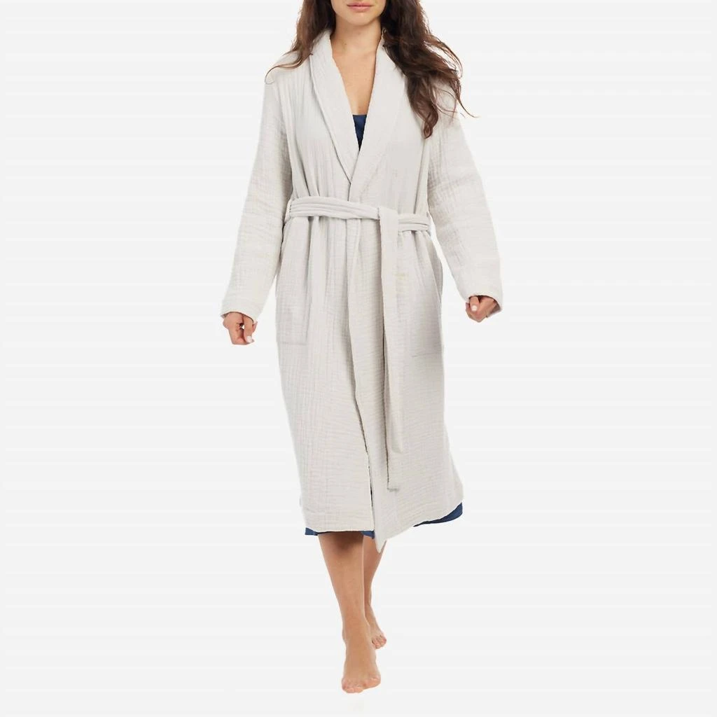 Skin Skin - Zoey Cotton Gauze Long Sleeve Robe 3