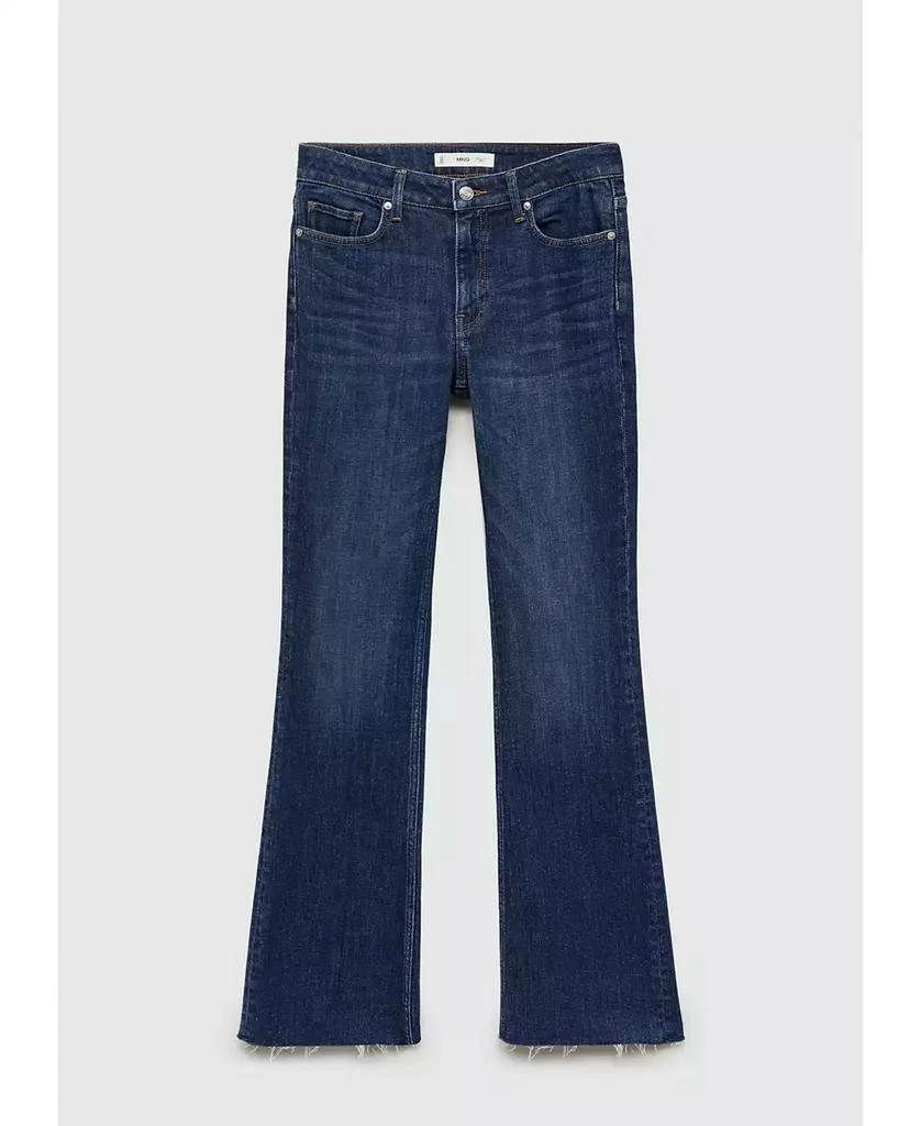 Mango Women's Fiona Flare Mid-Rise Jeans 7