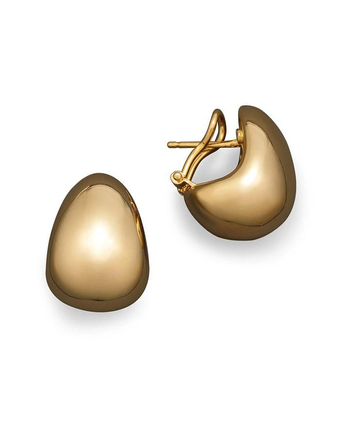 Roberto Coin 18K Yellow Gold Bold Gold Wide Teardrop Earrings